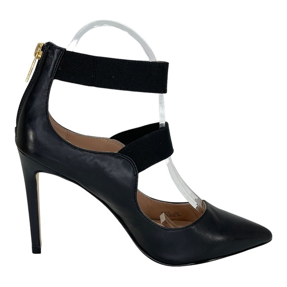 Rachel Zoe Jade Black Nappa Leather Womens Pumps Size 8M - Picture 3 of 12